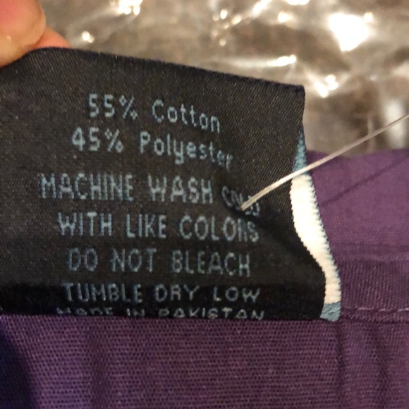 🍒06 7890 MedGear Unisex Scrub Set PURPLE SMALL - Picture 4 of 4